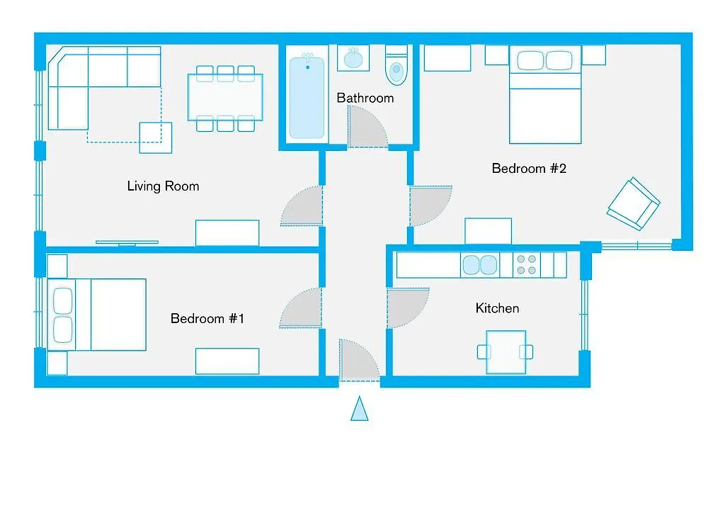 The Rheinsberger - Cosy 2Br One Living Room Up To 6 Berlin